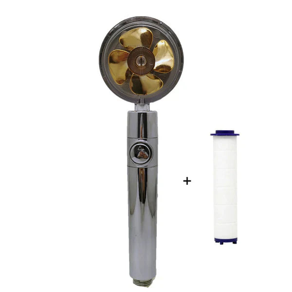 High Pressure Turbo Shower Head – Handheld Hydro Jet with Water Filter