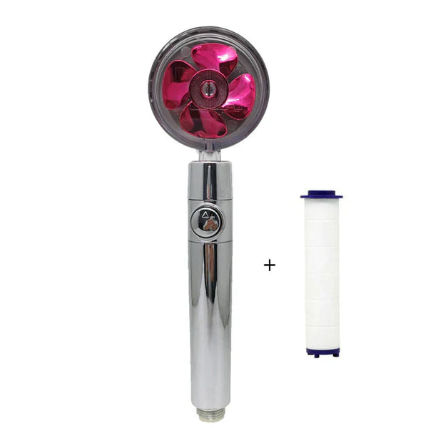 High Pressure Turbo Shower Head – Handheld Hydro Jet with Water Filter