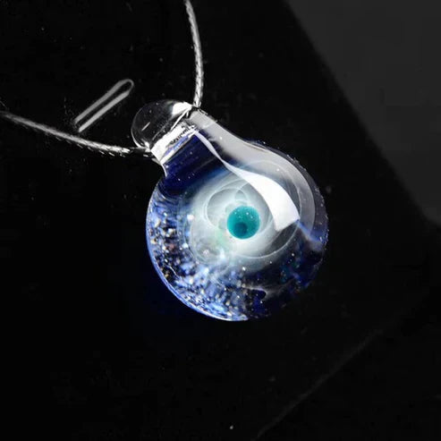 Universe Bead Planets Pendant Necklace – Solar System Galaxy Jewellery Gift