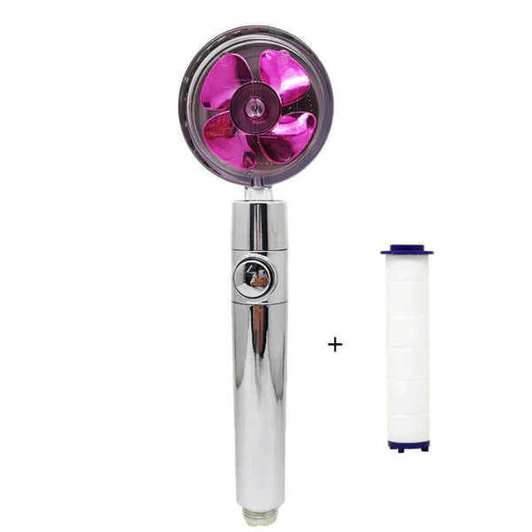 High Pressure Turbo Shower Head – Handheld Hydro Jet with Water Filter