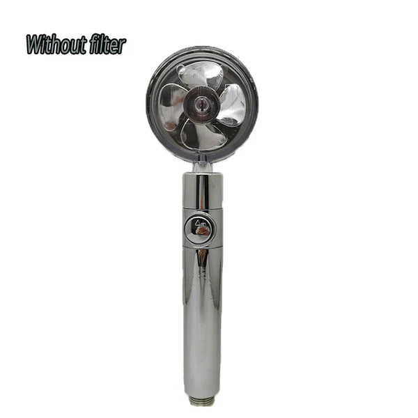 High Pressure Turbo Shower Head – Handheld Hydro Jet with Water Filter