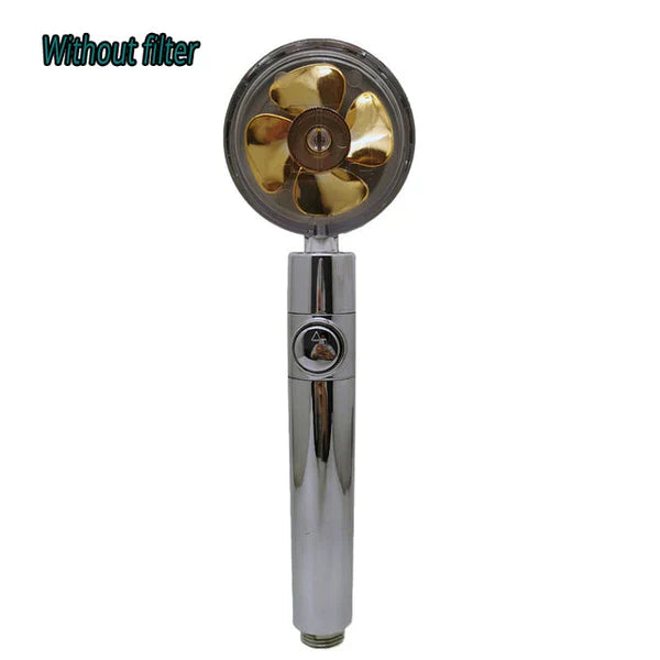 High Pressure Turbo Shower Head – Handheld Hydro Jet with Water Filter