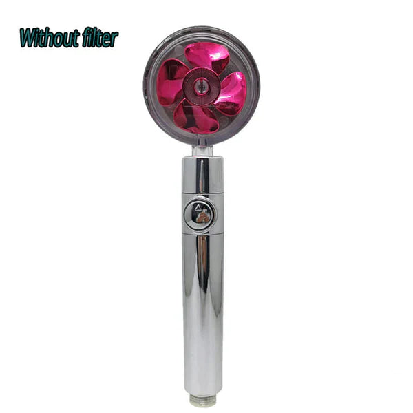 High Pressure Turbo Shower Head – Handheld Hydro Jet with Water Filter