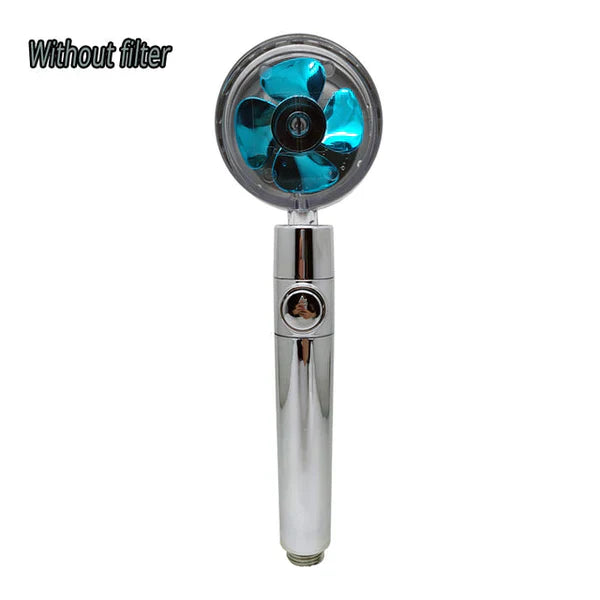 High Pressure Turbo Shower Head – Handheld Hydro Jet with Water Filter
