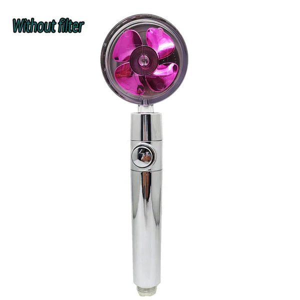 High Pressure Turbo Shower Head – Handheld Hydro Jet with Water Filter