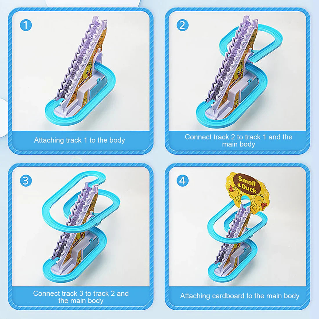 Electric Duck Climbing Stairs Toy – Funny Walking Baby Duck Toy for Kids