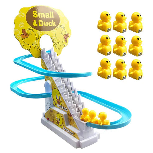 Electric Duck Climbing Stairs Toy – Funny Walking Baby Duck Toy for Kids