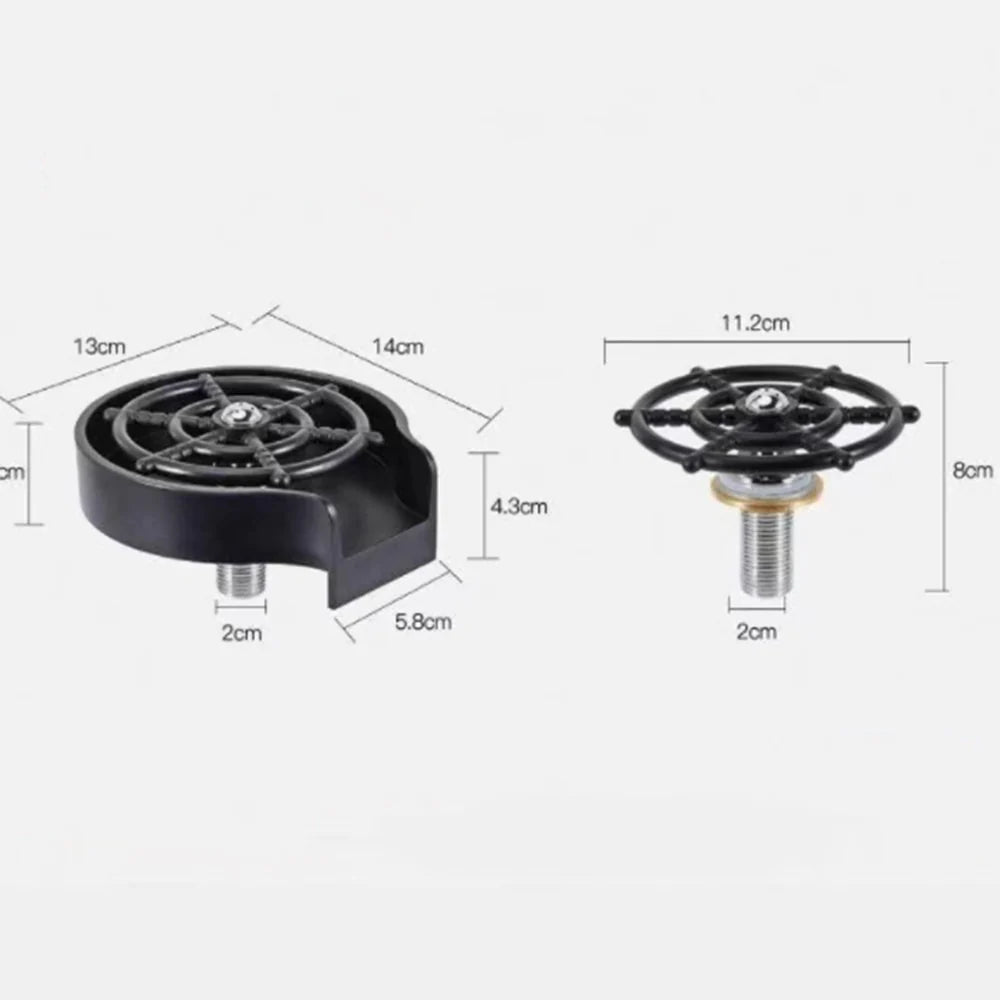 Sink Glass Rinser – High-Pressure Automatic Cup & Glass Washer for Kitchen & Bar