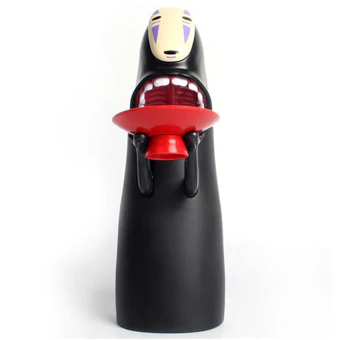 Spirited Away No Face Piggy Bank - Animated Coin Eating Money Box with Music for Kids & Anime Fans