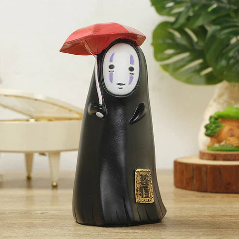 Spirited Away No Face Piggy Bank - Animated Coin Eating Money Box with Music for Kids & Anime Fans