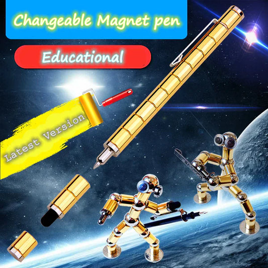 Magnetic Polar Pen – Modular Fidget Pen & Creative Desk Toy