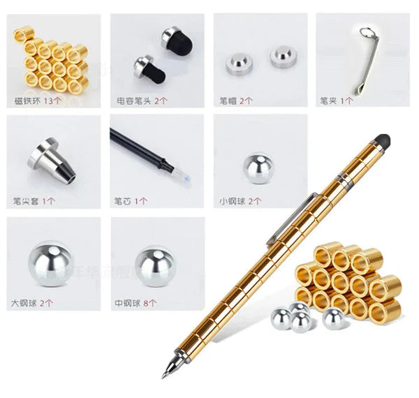Magnetic Polar Pen – Modular Fidget Pen & Creative Desk Toy