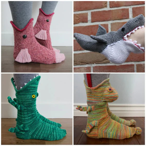 3D Knit Animal Socks Cute Floor Socks