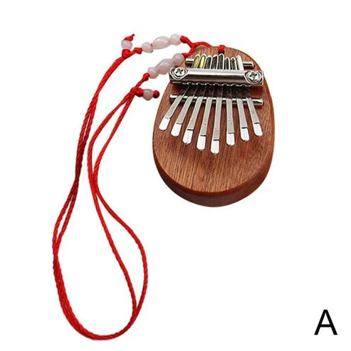 Wooden Mini 8 Keys Pocket Kalimba - Portable Thumb Piano