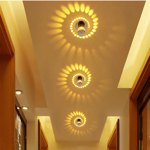 Amazing Spiral Decorating Wall Lamp - Modern LED Wall Light