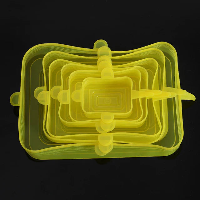 Adaptable Universal Silicone Lids - Reusable Stretch Food Covers