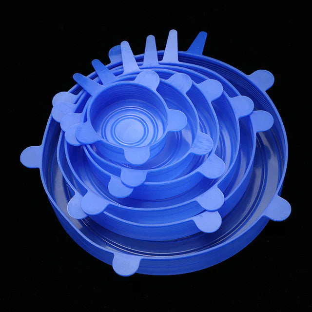 Adaptable Universal Silicone Lids - Reusable Stretch Food Covers