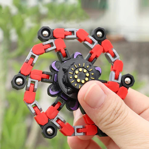Deformable Fidget Finger Spinners – Stress Relief Sensory Spin Toy (1pc / 4pcs / 12pcs / 16pcs)