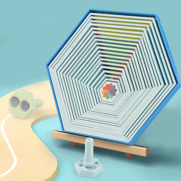 Magnetic Hexagon Fidget Toy – Sensory Stress Relief Desk Gadget
