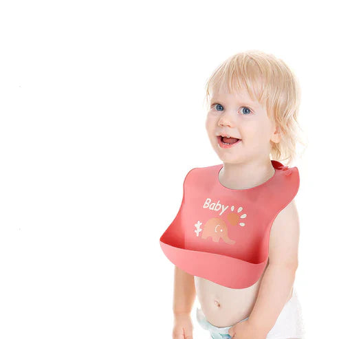 Silicone Baby Bib – Waterproof & Easy-Clean Feeding Bib for Babies & Toddlers