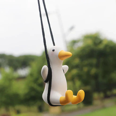 Swinging Duck Aromatherapy - Cute Car Air Freshener & Decoration