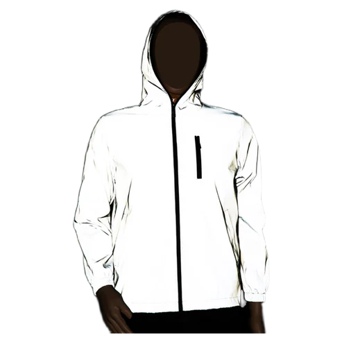 Reflective Silver Anorak Windbreaker Jacket – Lightweight Waterproof Pullover for Men & Women