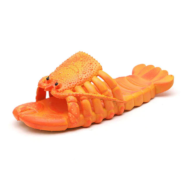 Lobster Flip Flop Slippers – Fun Novelty Beach Sandals