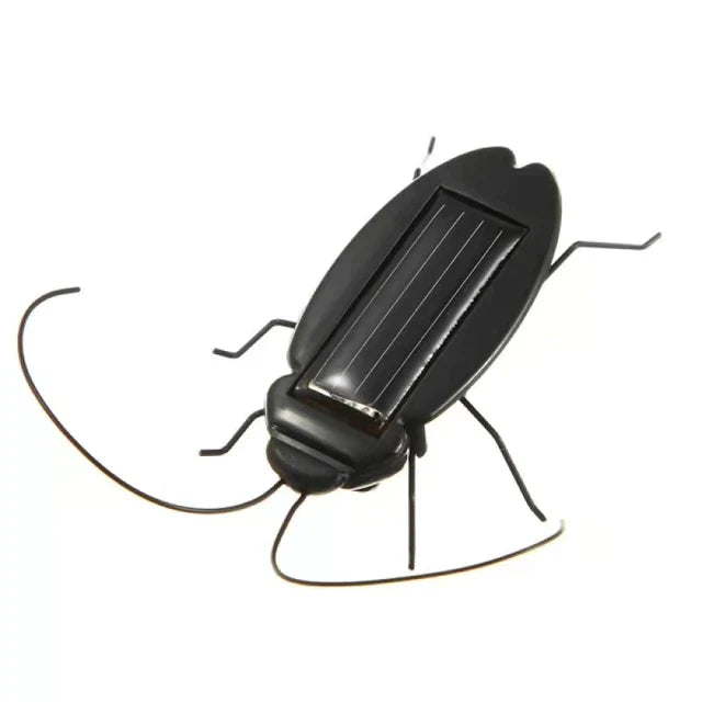 Solar Powered Robot Bug Moving Toy – Mini Grasshopper Insect Toy for Kids