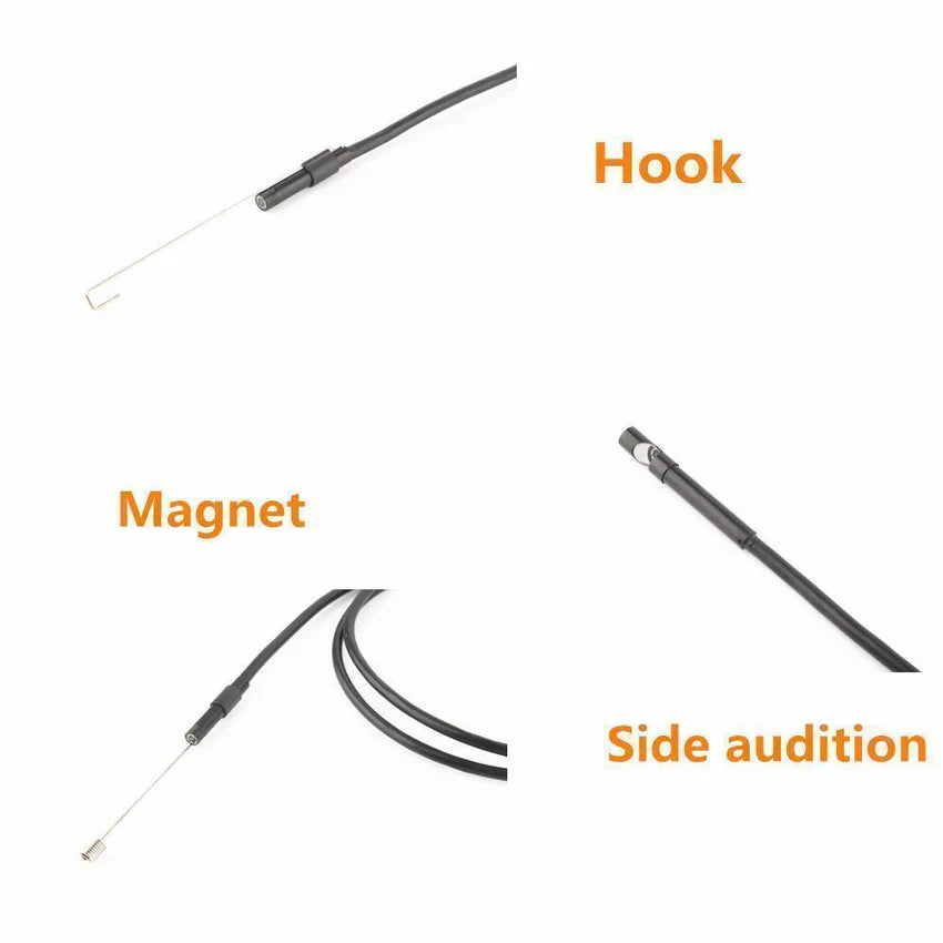 WiFi Endoscope Camera – 720P HD Waterproof Inspection Camera for iPhone, Android & iPad | 1M–5M Cable