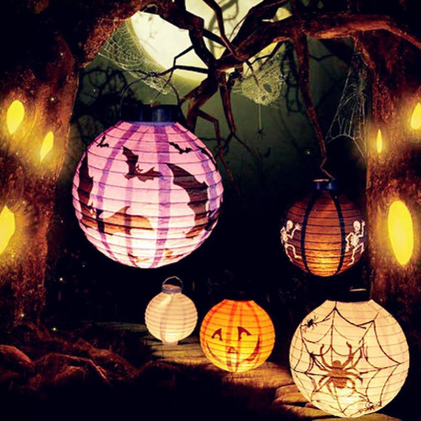 Pumpkin Hanging Lantern – Halloween LED Light Lamp for Indoor & Outdoor Decor