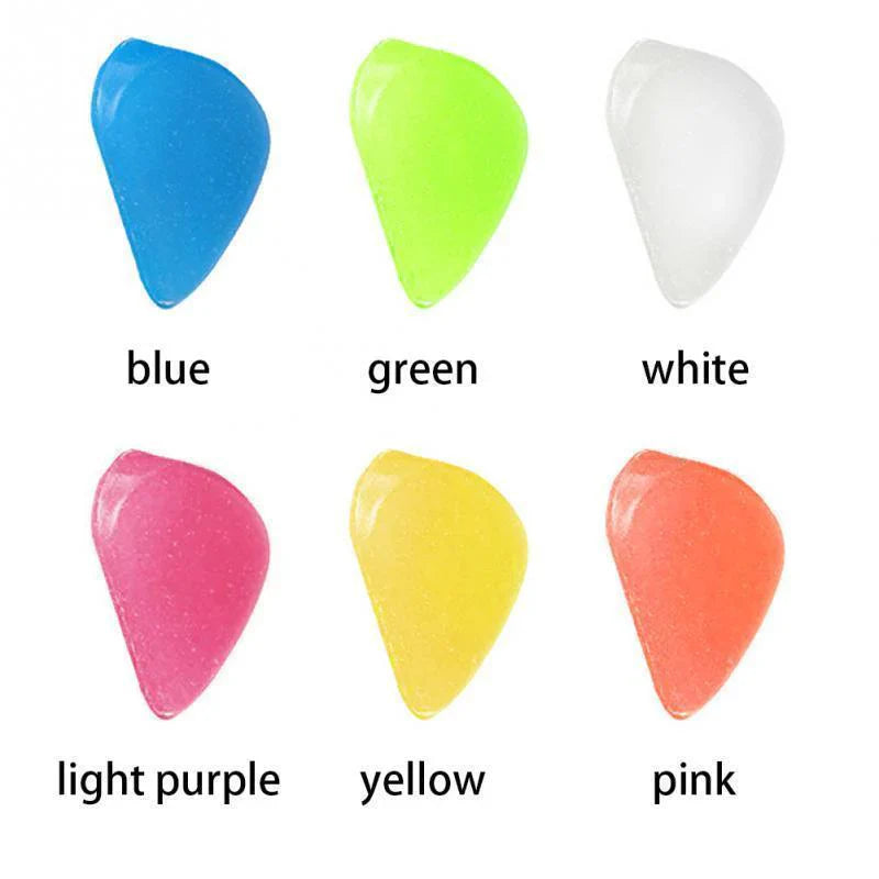 Glow in the Dark Decorative Stones – Set of 10 | Garden, Aquarium & Pathway Pebbles