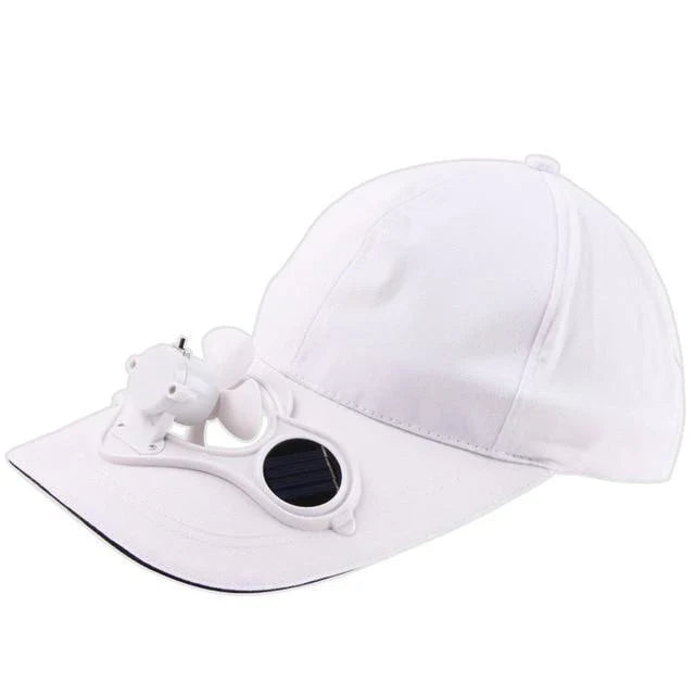Solar Powered Fan Cap – Hands-Free Cooling Hat for Outdoor Sports & Summer Activities