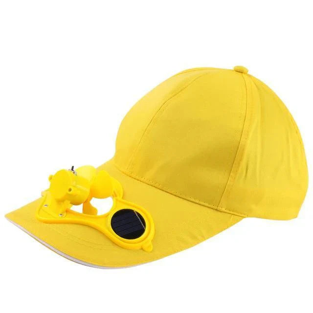 Solar Powered Fan Cap – Hands-Free Cooling Hat for Outdoor Sports & Summer Activities