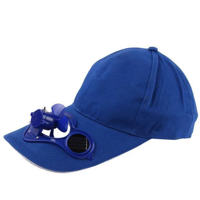 Solar Powered Fan Cap – Hands-Free Cooling Hat for Outdoor Sports & Summer Activities