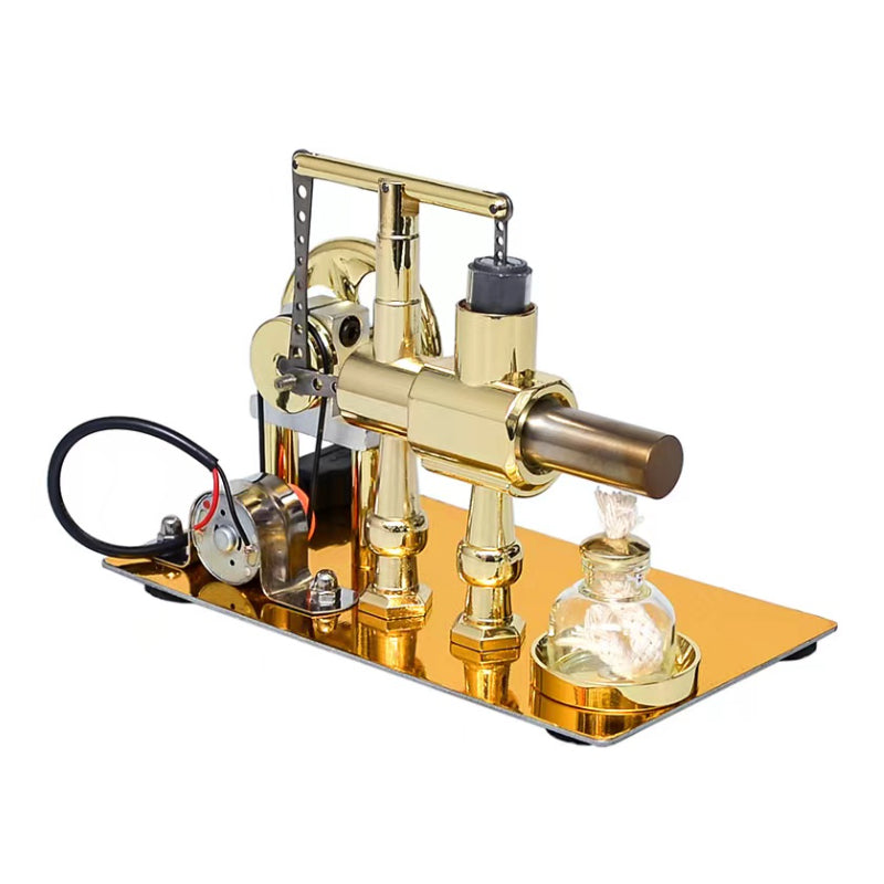 Stirling Engine Generator - Hot Air Single Cylinder Physics Science Model