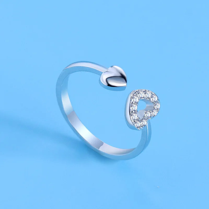 925 Sterling Silver Adjustable Ring – Minimalist Design | 35 Styles