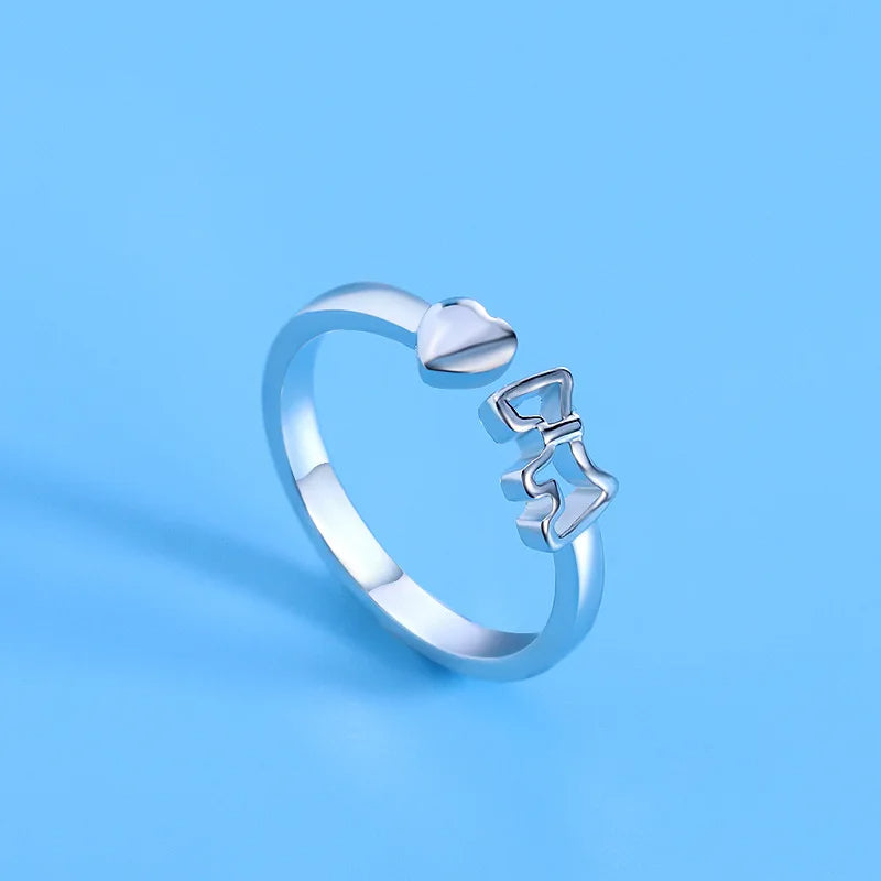 925 Sterling Silver Adjustable Ring – Minimalist Design | 35 Styles