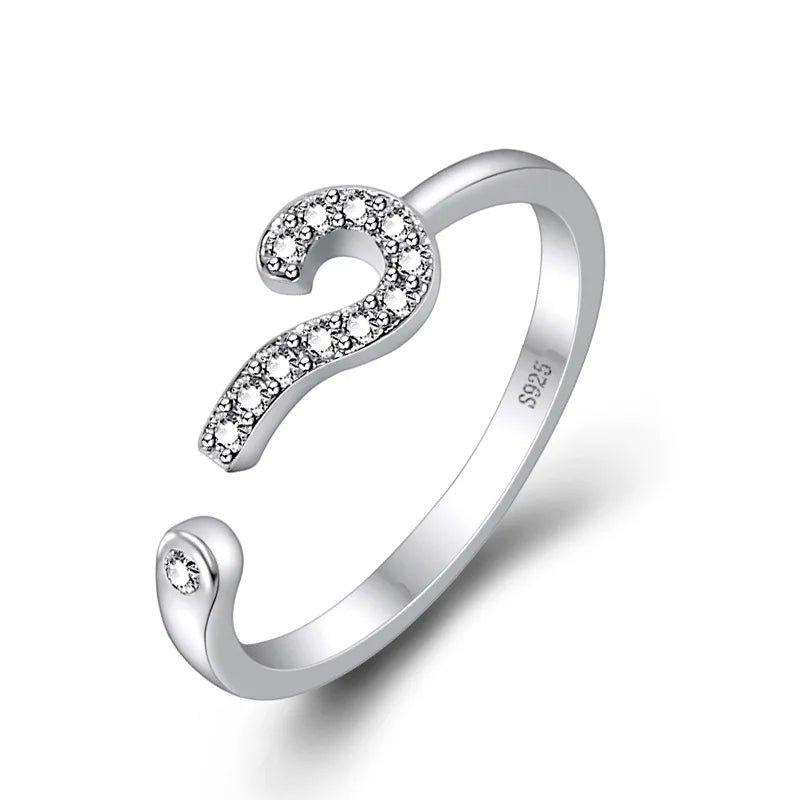 925 Sterling Silver Adjustable Ring – Minimalist Design | 35 Styles