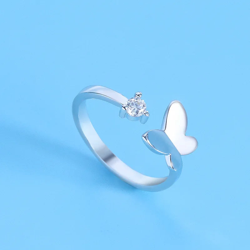 925 Sterling Silver Adjustable Ring – Minimalist Design | 35 Styles
