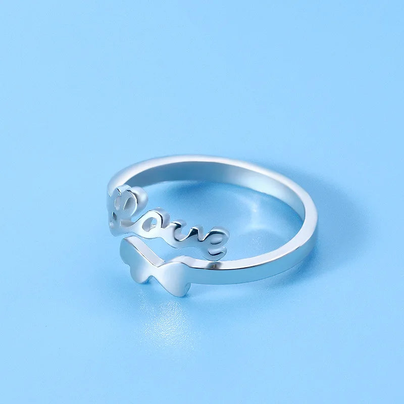 925 Sterling Silver Adjustable Ring – Minimalist Design | 35 Styles