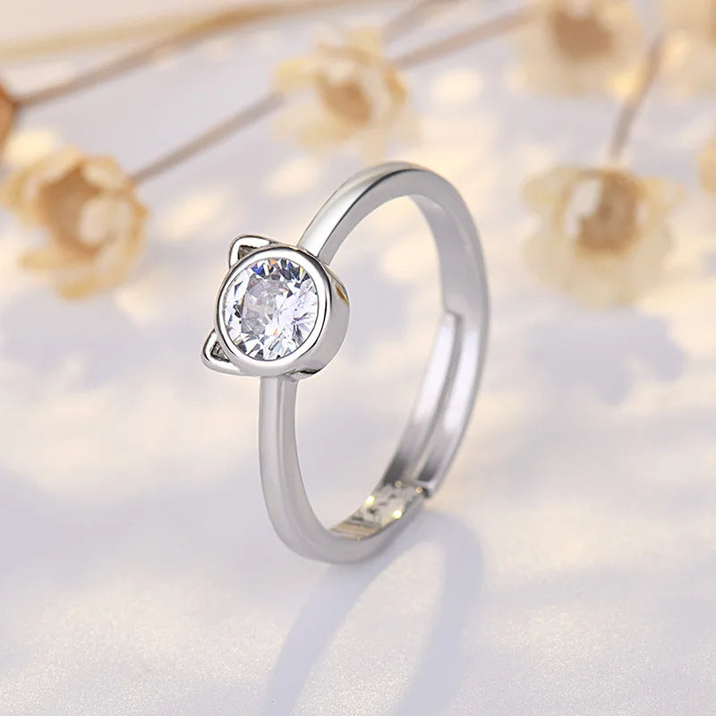925 Sterling Silver Adjustable Ring – Minimalist Design | 35 Styles