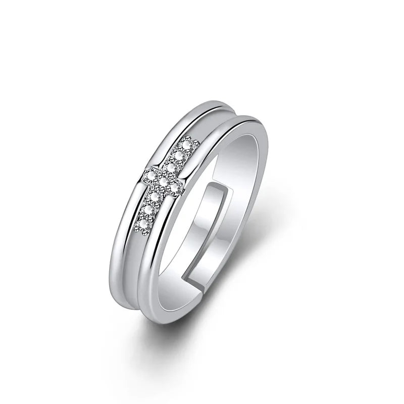 925 Sterling Silver Adjustable Ring – Minimalist Design | 35 Styles