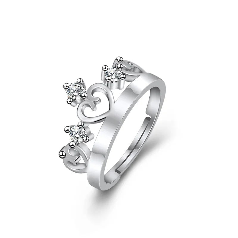 925 Sterling Silver Adjustable Ring – Minimalist Design | 35 Styles
