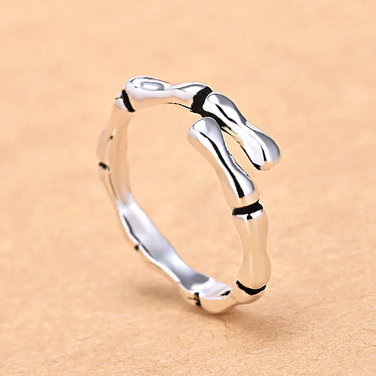 925 Sterling Silver Adjustable Ring – Minimalist Design | 35 Styles