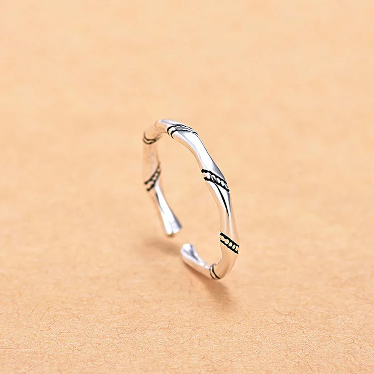 925 Sterling Silver Adjustable Ring – Minimalist Design | 35 Styles