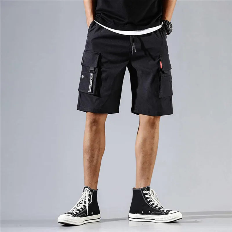 Y2K Tactical Military Harem Cargo Trousers – Streetwear Camo & Solid Pants