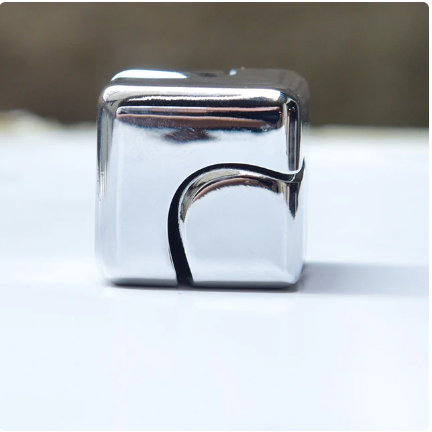 Metal Cube Spinner – Aluminum Alloy Fidget Cube for Stress Relief & Focus
