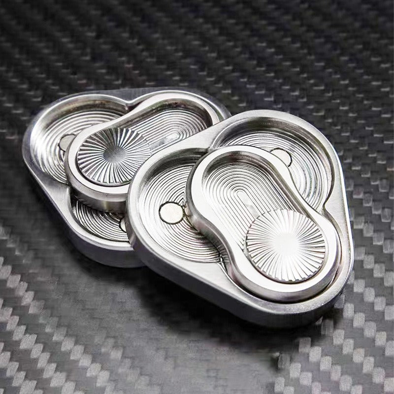 Triangle Magnetic Slider - Rotating Push Fidget Toy for Stress Relief & ADHD