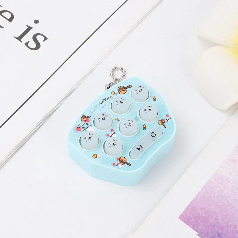 Mini Pocket Whac-a-Mole Keychain Toy – Fun Stress Relief Game for Kids & Adults