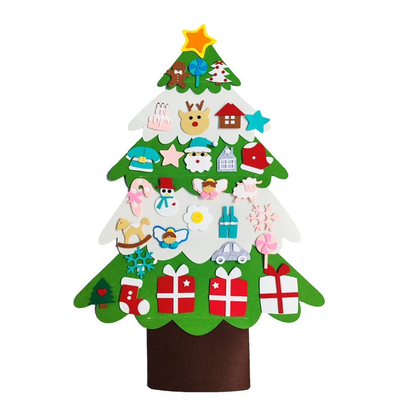 DIY Felt Christmas Tree – Festive Wall Hanging Decoration for Kids & Family